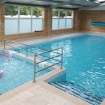 Heated indoor swimming pool with Toddler pool